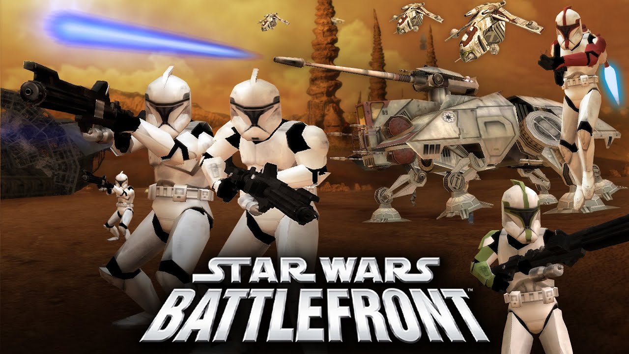 The FIRST Battle of Geonosis! - Star Wars Battlefront 2004 - Geonosis ...