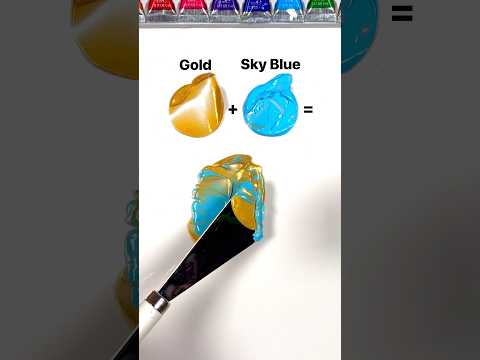 Gold Color Recipes Colormixing Paintmixing Colortheory Guessthecolor Artvideos