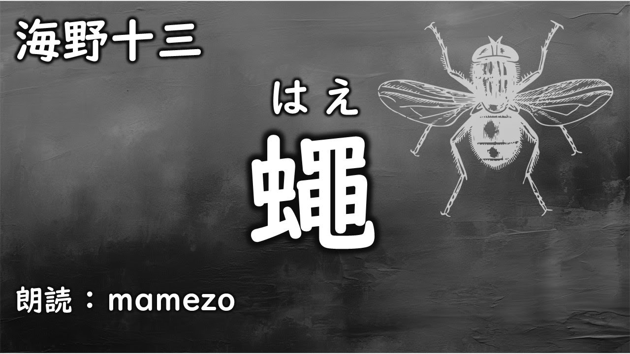 【小説朗読 / SFﾐｽﾃﾘｰ】 海野十三 「蠅」【短編集】
