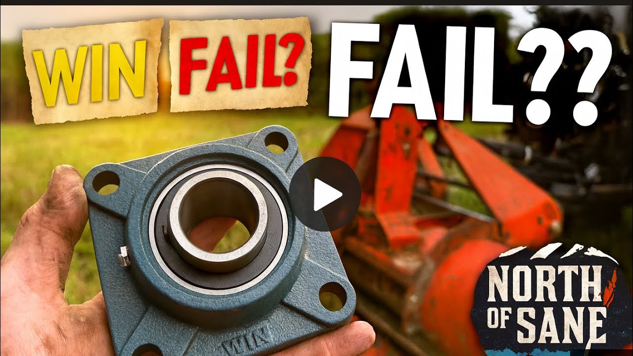Ford Mower Gets New Bearing -- Will It Survive The Test 🧨 Flail Mower Rebuild Pt 4
