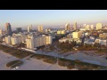 Miami Beach Aerial Ocean Drive Lumus Park