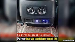 For Mitsubishi V97V93 Pajero Rear USB Charger Inverter Plug Socket Modification Pajero 4 Armrest