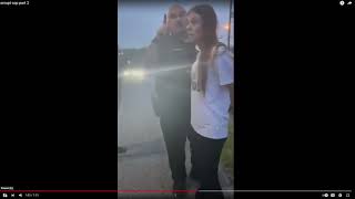 Woman Asking Questions Is Obstruction Now. Another Case Of Being Arrested For Feelings.