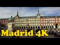 Walk around Madrid Spain 4K. Calle Mayor - Plaza Cibeles - Casa Árabe.