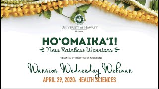 Warrior Wednesday Webinar: Health Sciences