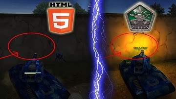 HTML5 VS FLASH Graphics | TANKI ONLINE HTML5 CLIENT | танки онлайн html5 VS Flash | AV Gamers