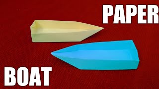 How To Make Paper Boat Without Glue | Paper Speed Boat | Origami Boat 2023 by DIY Crafts 2M 514 views 6 months ago 3 minutes