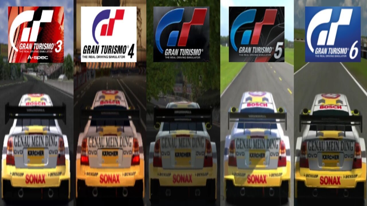 Evolution of the Astra Super Touring Car in Gran Turismo