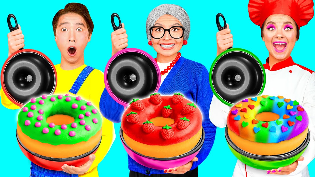 Кулинарный Челлендж: Я против Бабушки | Потрясающие Кухонные Лайфхаки