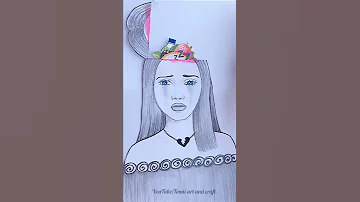 Leave the harmful things in your life 💔❤️ #shorts #youtubeshorts #tonniartandcraft #art