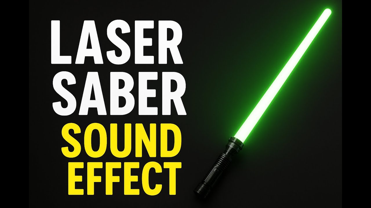 🚀 Laser Saber Sound Effect – Futuristic Energy Blade Whoosh