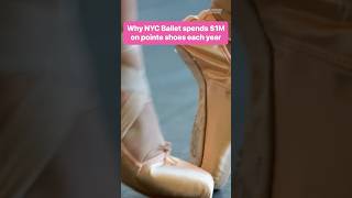 The NYC #Ballet spends nearly $1 million a year buying #pointe shoes. #ballerina