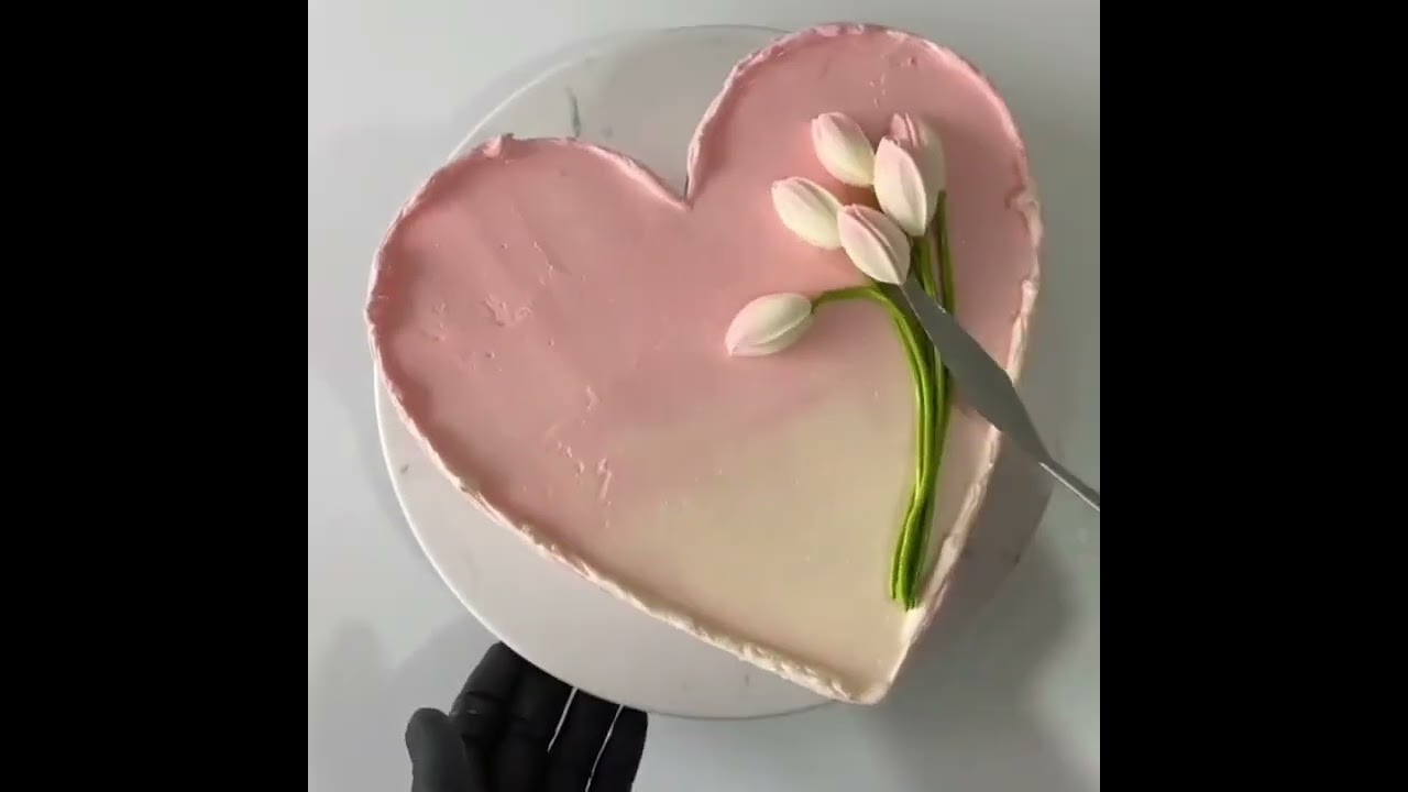 Hướng dẫn tạo dáng bánh sinh nhật hoa tulip đẹp - YouTube Hướng Dẫn Tạo Dáng Bánh Sinh Nhật Hoa Tulip Đẹp - Youtube