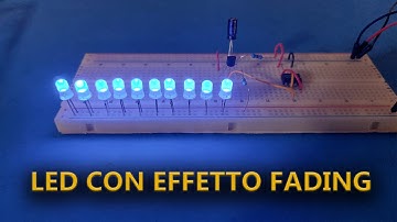 Circuito led con effetto fading (Dissolvenza)