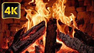 🔥 Crackling Fire Sounds For Sleep, Relaxation Or Study | 4K Relaxing Fireplace With Burning Logs