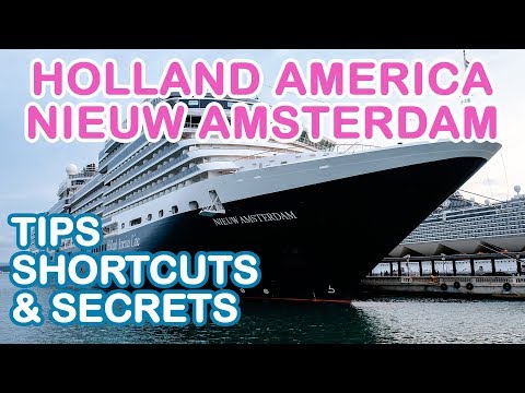 Video: Fünf Dinge, Die Sie über Das Kreuzfahrtschiff Nieuw Amsterdam Von Holland America Wissen Sollten
