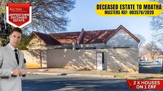 DECEASED ESTATE PROPERTY AUCTION - 2 X HOUSES ON CORNER ERF.