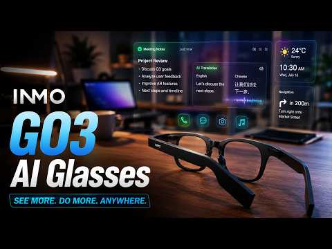 Inmo’s GO3 Trades Immersive AR for Smart Glasses You Might Actually Wear