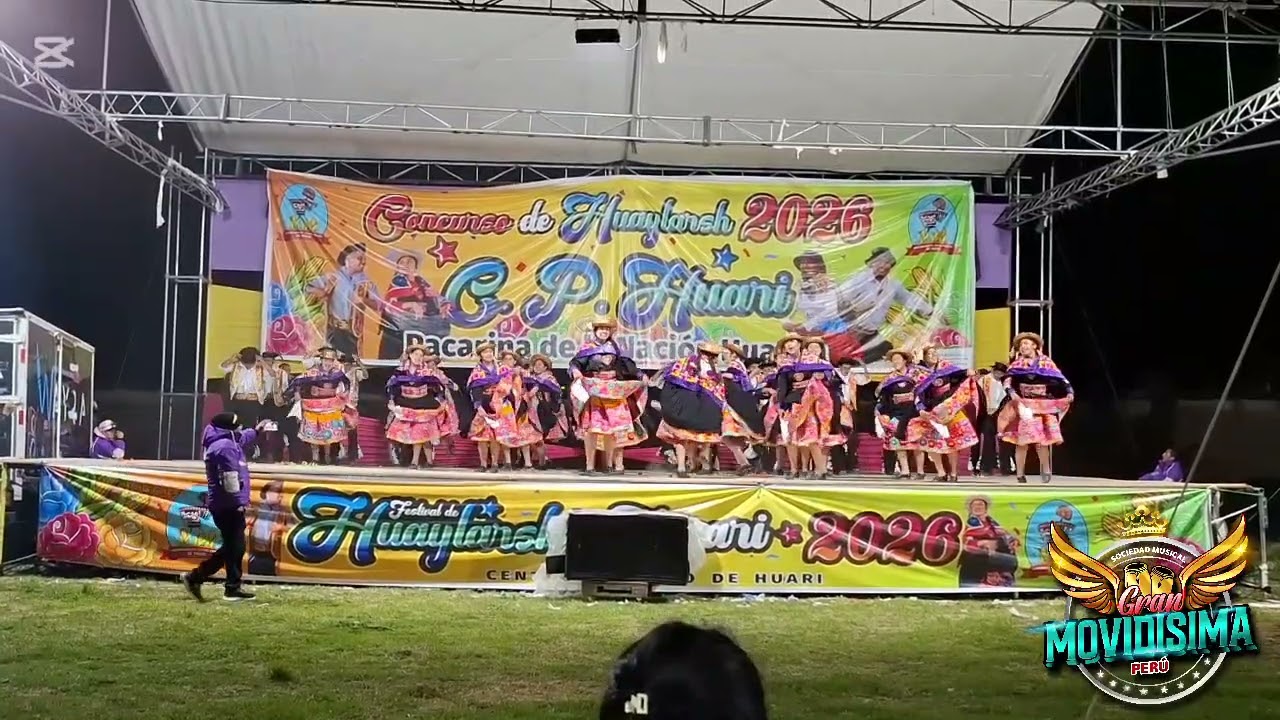 CONCURSO DE HUAYLASH HUARI 2026 - ALIANZA CASTILLA LA PUNTA Y ORQUESTA GRAN MOVIDISIMA PERÚ 🎷
