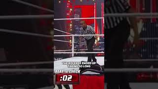 Chris Jericho and Big Show's Botched 'Beat The Clock Challenge' Match Ending #shorts