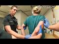 She peed herself. GEEZ: Cops