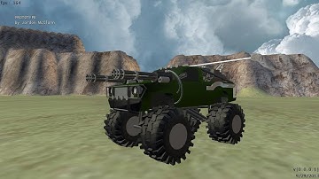 Cyclone Game Engine: XNA Vehicle Physics Test 1