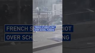 French students riot over school funding