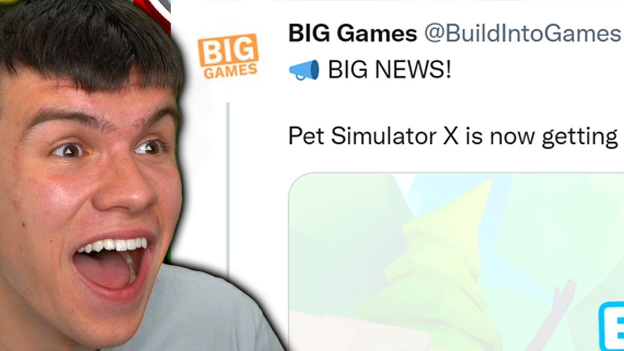 BIG Games on X: OUR SITE IS LIVE! 🥳 Read about the future of Pet  Simulator and the planned sequel on our first blog post! The future is  looking very exciting.