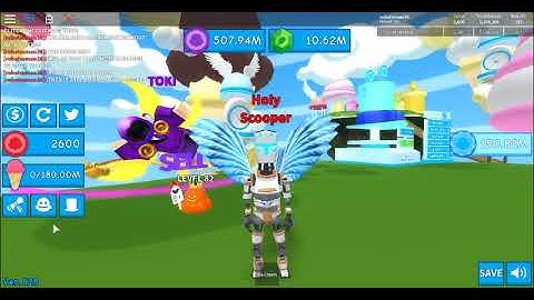 ROBLOX ICE CREAM SIMULATOR  auto clicker glitch