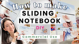 DIY Sliding Notebook with Tear-off Inserts - Tutorial