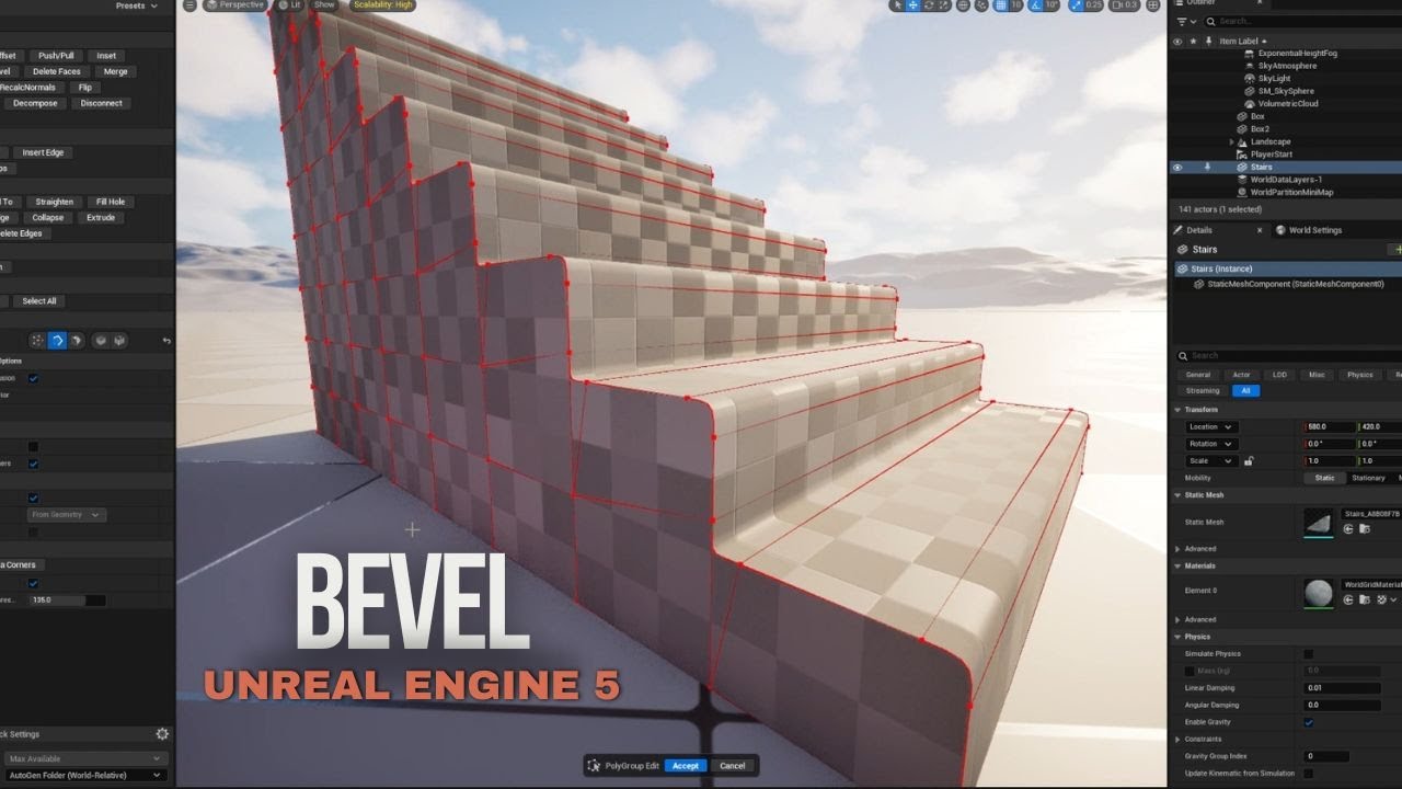 COMO HACER UN BEVEL EN UNREAL ENGINE 5 - TUTORIAL PRINCIPIANTES ...