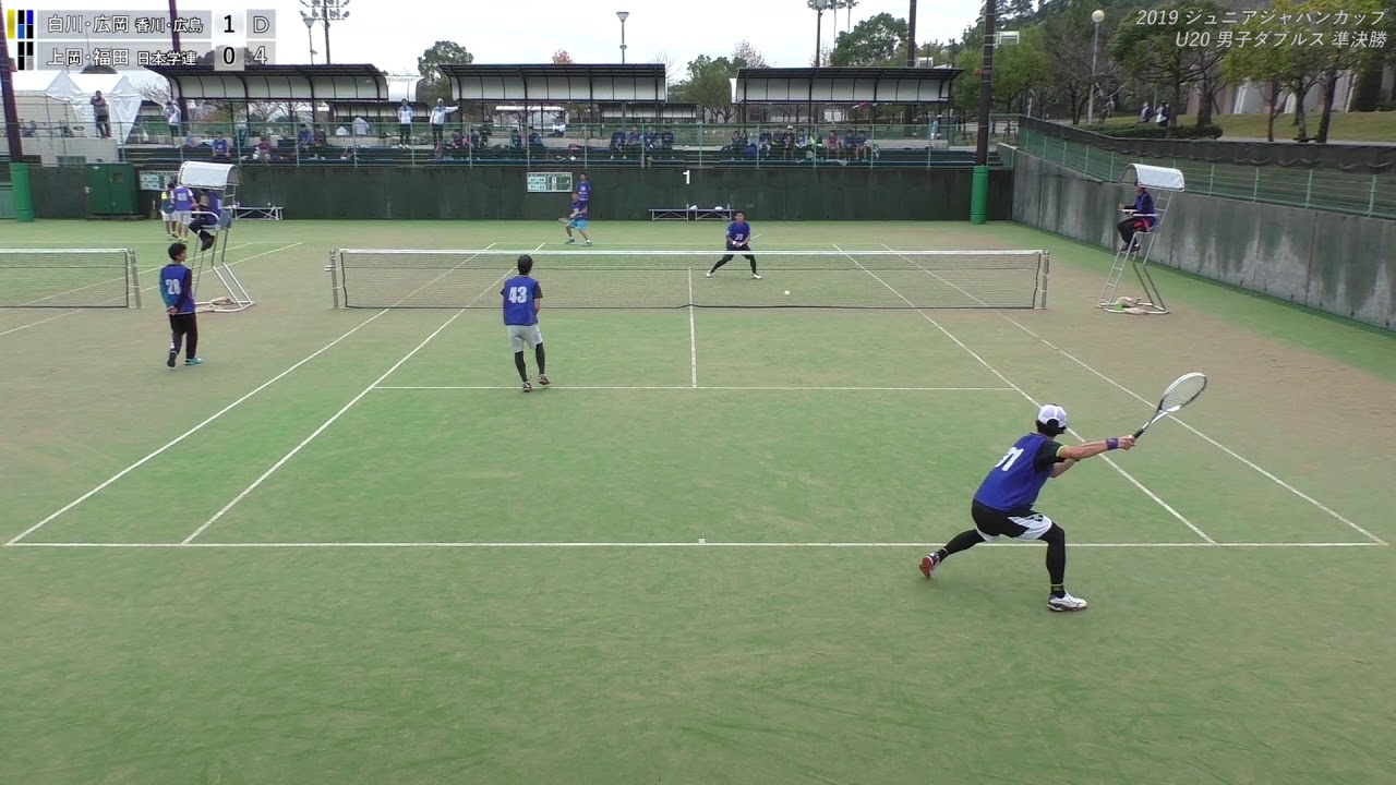 2019ソフトテニス ジュニア ジャパンカップ Step4 U-20 男子ダブルス準決勝1