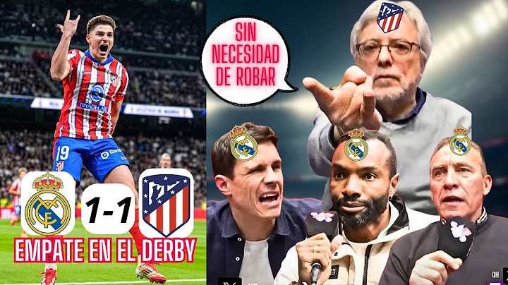 REAL MADRID vs ATLETICO MADRID LA LIGA 2025 - REAL MADRID 1-1 ATLETICO MADRID - REACCION CHIRINGUITO