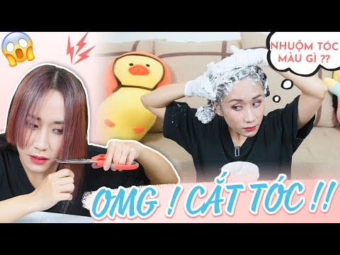 Video NỔI HỨNG (LẠI) TỰ CẮT TÓC HIME + NHUỘM TÓC TẠI NHÀ |... - youtube