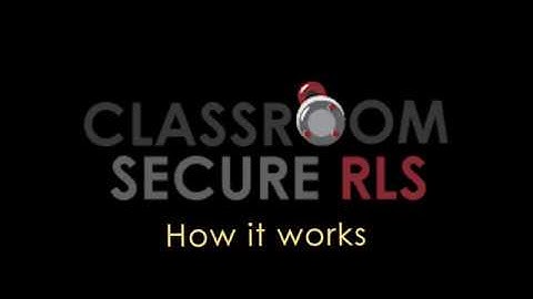 Classroom Secure RLS: How it works