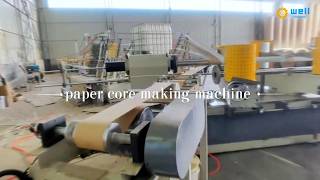 High Speed Paper Tube Making Machine For Packaging Paper Cores & Textile Paper Tubes
