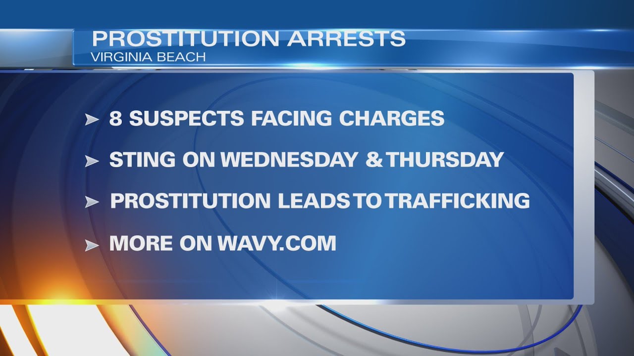 Several men arrested during prostitution sting in Virginia Beach - YouTube