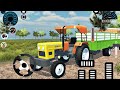 HMT 5911 4X4 Tractor Offroad Transport Game - Indian Tractor Simulator 3D - Android Gameplay