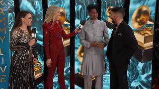 JON BATISTE Red Carpet Interview | 2024 GRAMMYs