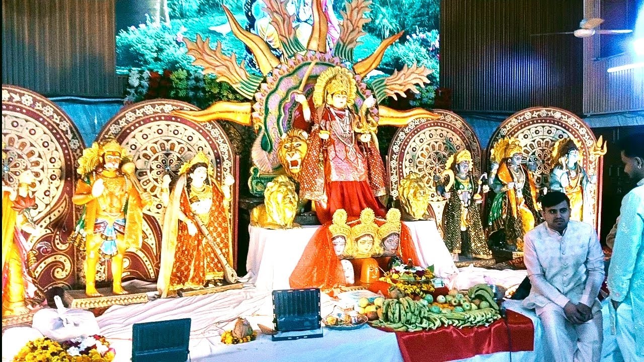 Nani ke Ghar hui mata ki chowki ☺️