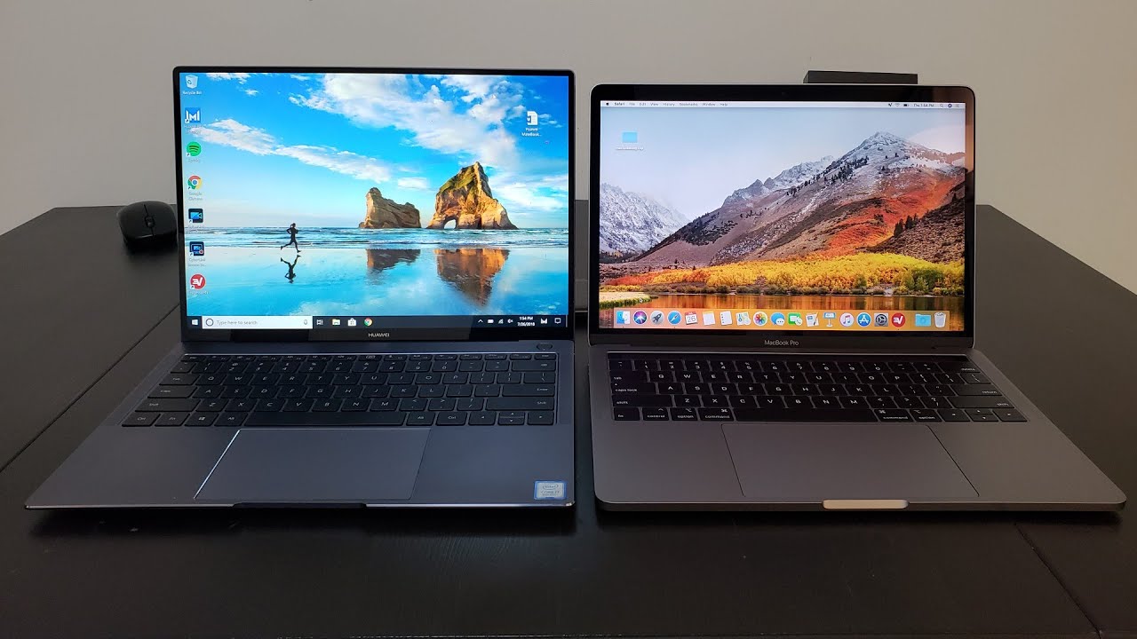2018 MacBook Pro (13-inch, i7) Unboxing + Comparison With Huawei ...