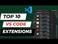 Top 10 Must-Have VS Code Extensions for Web Developers in 2025!