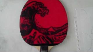 Cool Ping Pong Paddle Artwork