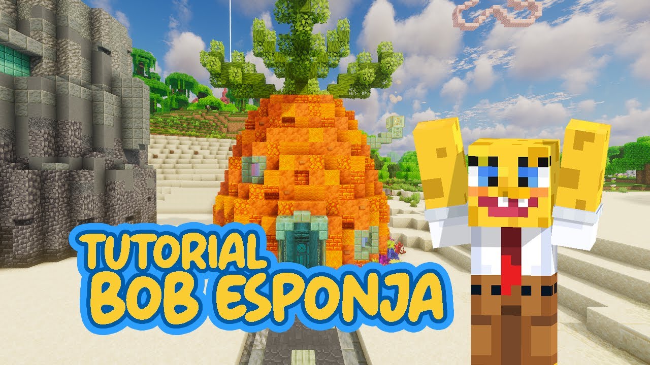 Tutorial: Casa do Bob Esponja no minecraft 🍍 - YouTube