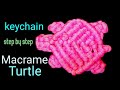 DIY Macrame Keychain Turtle | Easy Tutorials Step by Step