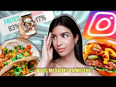 INSTAGRAM CONTROLE MON ASSIETTE PENDANT 24H