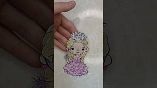 Glinda Wicked Toca boca Drawing #paperdiy #shorts #arianagrande #asmr #tocaboca #tocalifeworld #diy