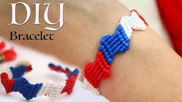 How to Make Zig Zag Friendship  Bracelet