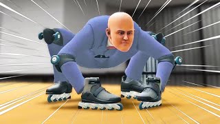 I Found The Most CURSED ROLLERBLADING GAME! (Get To Work)