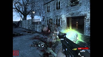 Part 2; CoD WaW:Custom Nazi Zombie Map Haunted
